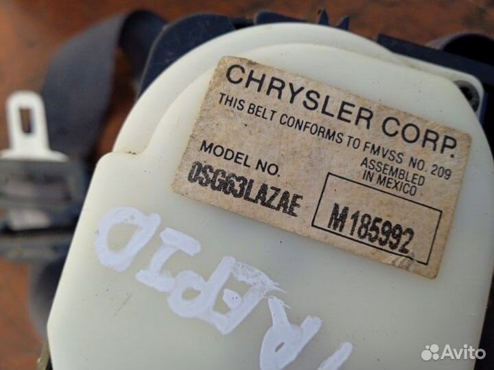 Ремень безопасности Chrysler Intrepid перед. лев