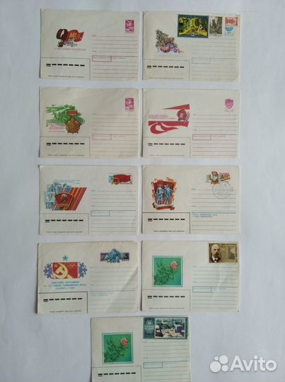 Конверты 1981-1990 г