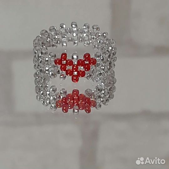 Кольцо из бисера