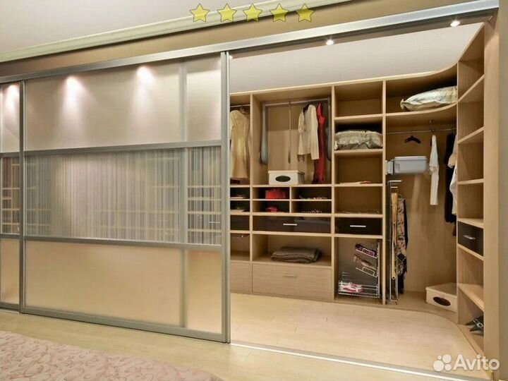 Встроенный шкаф доставка установка