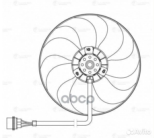 Э/вентилятор охл. LFC1801 luzar