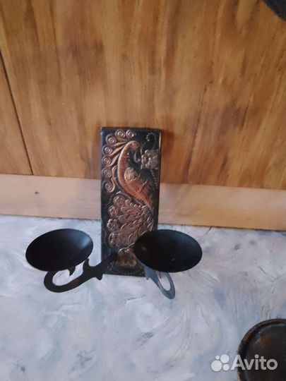 Подсвечник металлический