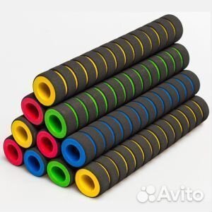 Комплект неопреновых ручек 11 см, 10 шт, Синий