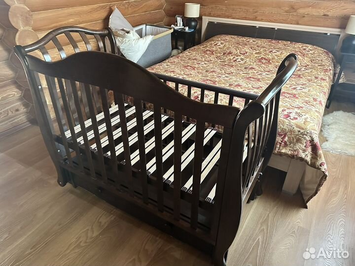 Детская кроватка Можга, продольный маятник