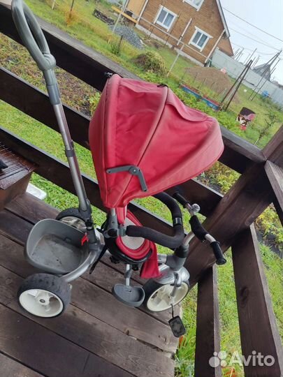 Велосипед с родительской ручкой