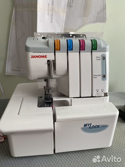 Оверлок janome 784