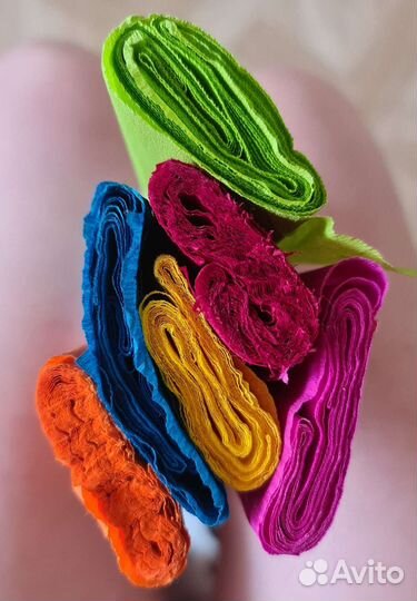 Гофрированная бумага 32г/м для творчества