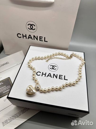 Колье chanel с жемчугом