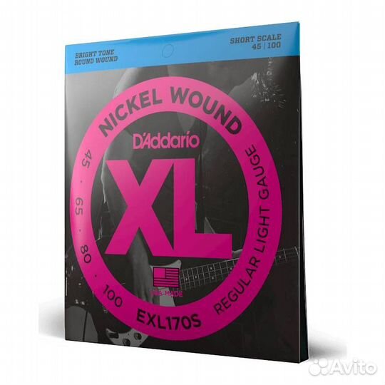 D'addario EXL170 S - Струны для бас-гитары