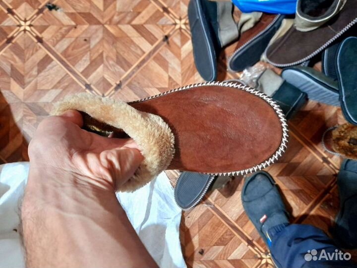 Чуни из овчины