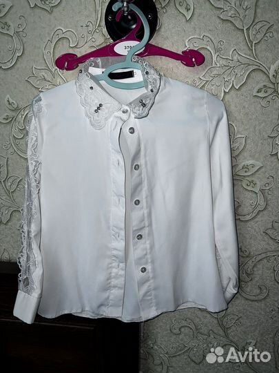 Школьная блузка 8-9 лет