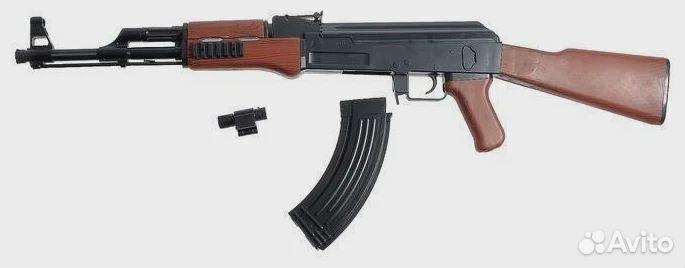 Детский автомат Калашникова ак-47лазерный прицелом