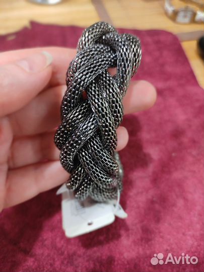 Браслет эффектный крупный металл