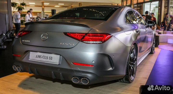 Спойлер для Mercedes CLS 257 черный глянец