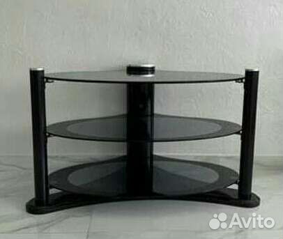 Стеклянная тумба под тв