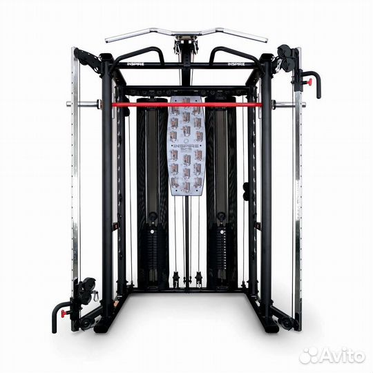 Машина Смита с грузоблоками и турником inspire SCS