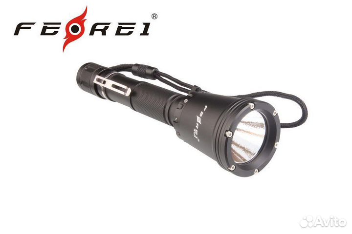 Фонарь для дайвинга Ferei W158 набор, серебряный