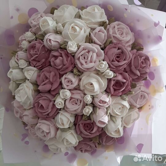 Съедобный букет из зефира