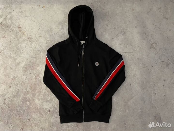 Зип Худи Moncler черная