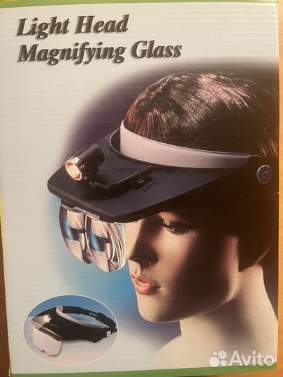 Часовая лупа налобная 81001
