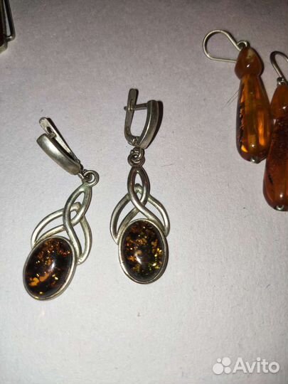 Украшения янтарь СССР винтаж Калининград