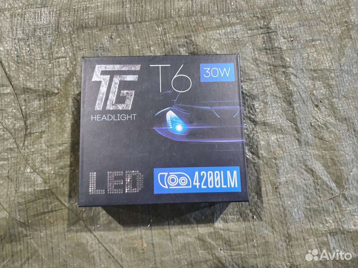 Лампы светодиодные TG LED T6 HB3 5000k