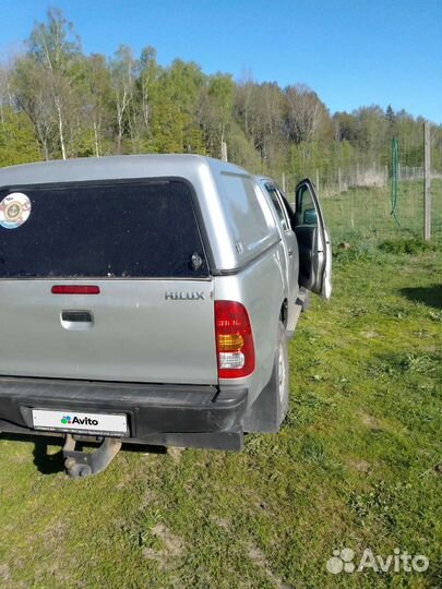 Toyota Hilux 2.5 МТ, 2007, битый, 180 000 км