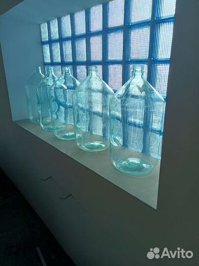 Бутылка стеклянная 20 литров