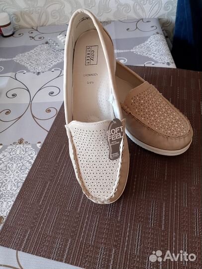Мокасины женские 39 размер натуральная кожа