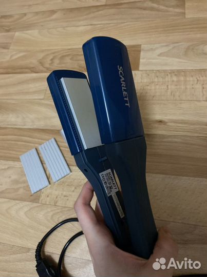 Выпрямитель/ утюжок для волос с тремя насадками