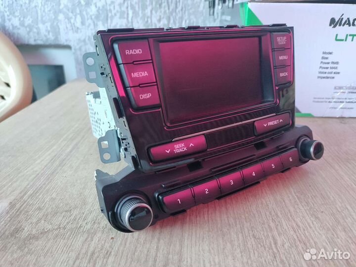 Оригинальная штатная магнитола Hyundai Solaris 2