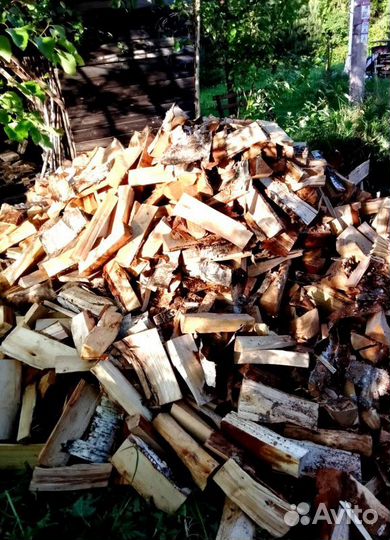 Дрова колотые Береза