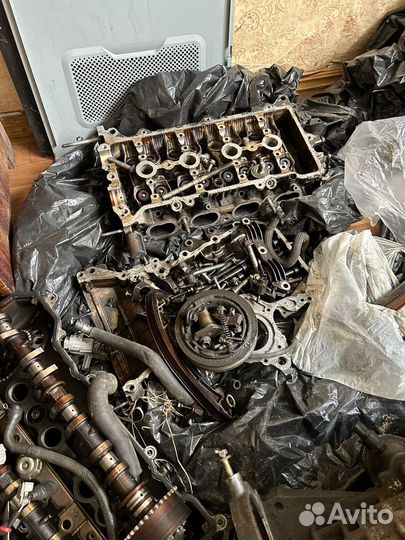 Двигатель на toyota corolla 120 на запчасти