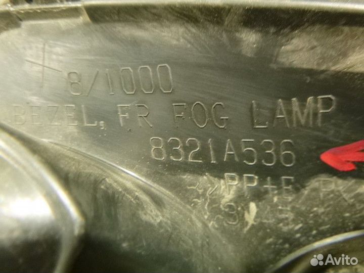 Решетка в бампер правая под птф mitsubishi ASX ASX