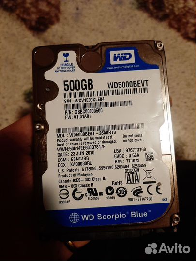 Жесткий диск 500 гб