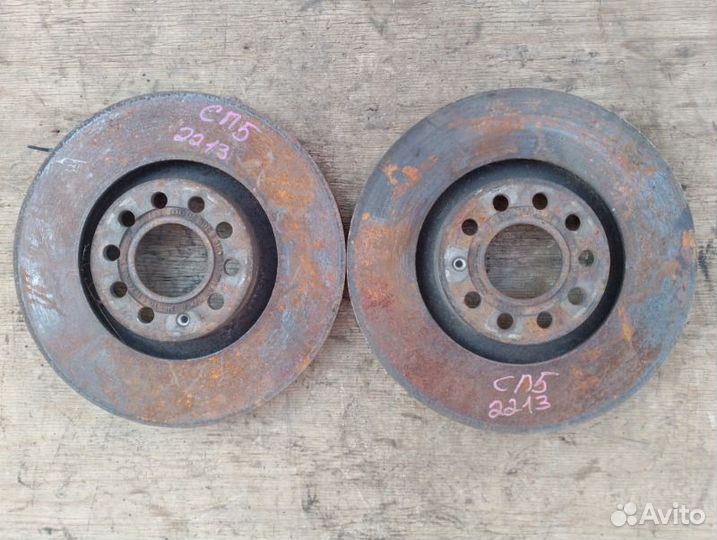 Диски тормозные передние Audi A4 B7 2005-2007г