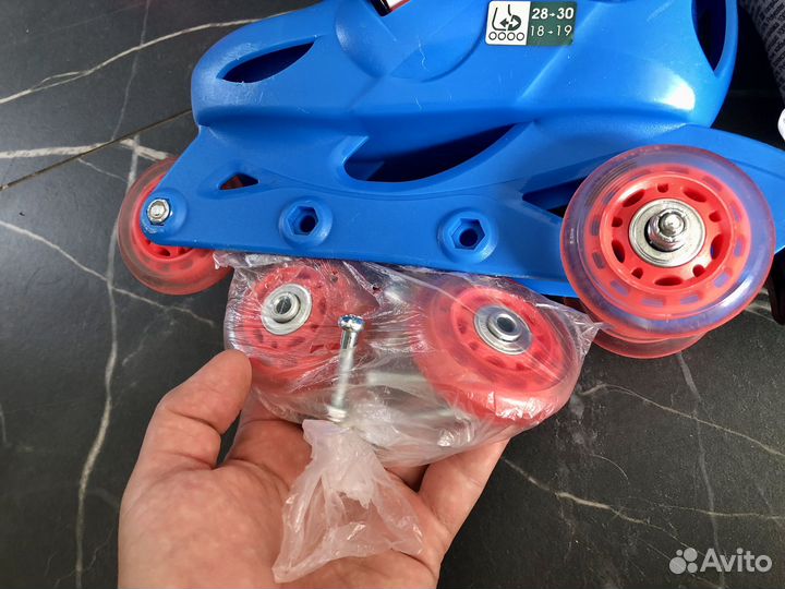 Ролики защита и шлем детские 28-30 р. для мальчика