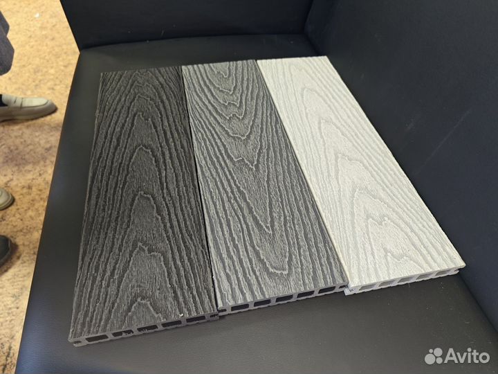 Террасная доска дпк 3D Premium Gray серый