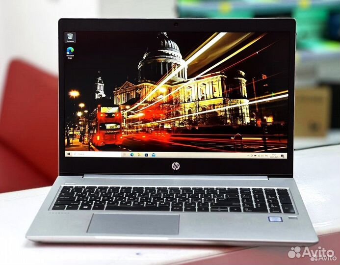 Ультрабук HP ProBook 15 / IPS / SSD/ алюминиевый к