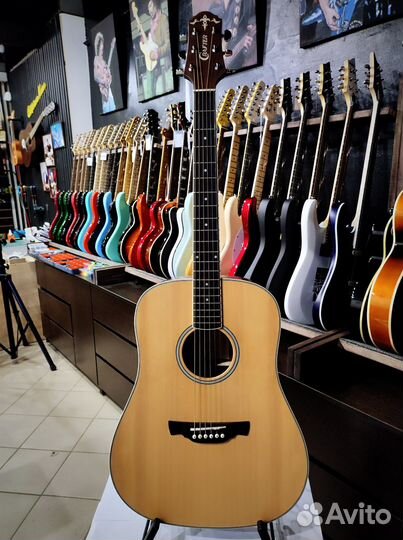 Акустическая гитара crafter D-6/NC, массив ели