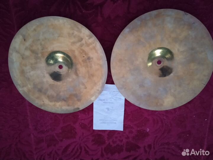 Тарелки парные для музыкальных инструментов