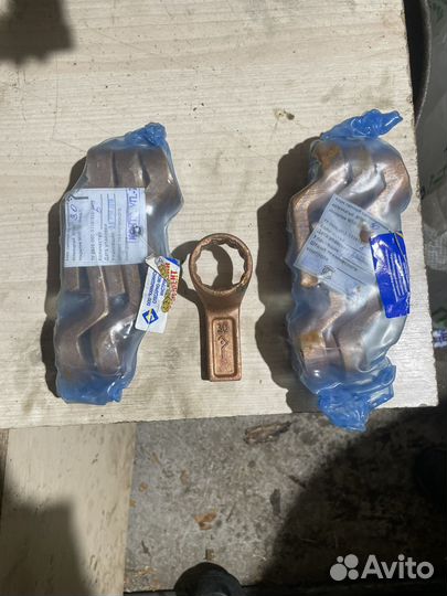 Ключи гаечные накидные, медные