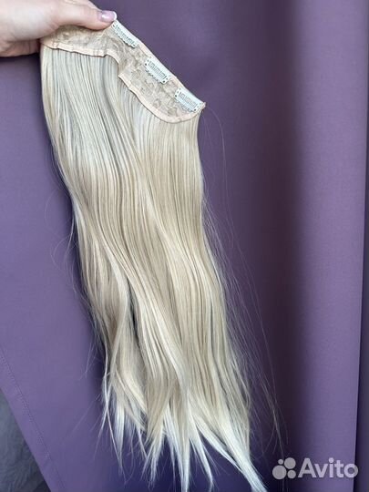 Волосы на заколках 60 см термоволокно