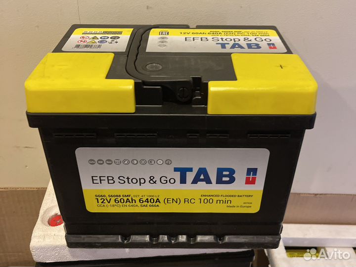 TAB EFB Stop&Go 60ah