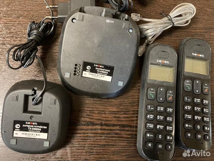 Радиотелефон teXet TX-D6805A дуэт