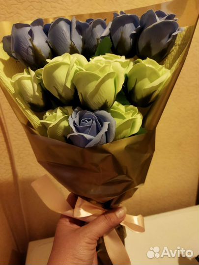 Букеты из мыльных роз а так же и букет невесты