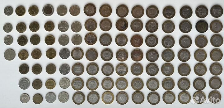 Юбилейные монеты 10, 5, 2, 1 рубль