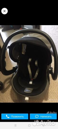 Коляска Чикко Урбан 3 в 1 с автолюлькой