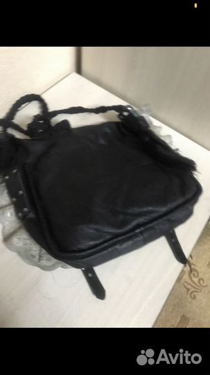 Сумка женская из натуральной кожи,чёрная