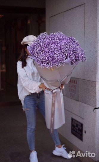 Гипсофила, гигант из гипсофилы, большой букет